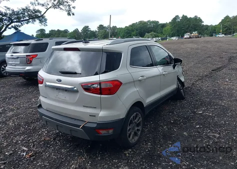2019 Ford Ecosport Titanium z USA, uszkodzony, nr VIN MAJ3S2KE2KC279244